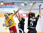 10.03.2017, Krems, Handball, Handball Liga Austria, HLA, OPO, UHK Krems, Bregenz,<br>MITKOV Vlatko, BAMMER Dominik, HEDIN Amadeus<br><br><br>Copyright DIENER / Zierlinger Karl<br>Marktgasse 3-7 / 4 / 5 / 21<br>A-1090 Wien<br>Telefax +43 1 955 32 35<br>Mobil +43 676 629 98 51<br>BA-CA<br>Bank Nr. 12000<br>Account Nr. 00712 223 783<br>e-mail: agentur@diener.at<br>Datenbank: www.diener.at<br>