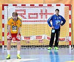 10.03.2017, Krems, Handball, Handball Liga Austria, HLA, OPO, UHK Krems, Bregenz,<br>POSCH Fabian, MUSEL Gregory<br><br><br>Copyright DIENER / Zierlinger Karl<br>Marktgasse 3-7 / 4 / 5 / 21<br>A-1090 Wien<br>Telefax +43 1 955 32 35<br>Mobil +43 676 629 98 51<br>BA-CA<br>Bank Nr. 12000<br>Account Nr. 00712 223 783<br>e-mail: agentur@diener.at<br>Datenbank: www.diener.at<br>