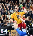 25.02.2017, Krems, Handball, Handball Liga Austria, HLA, OPO, UHK Krems, WAT Margareten,<br>ZIURA Vytautas, MITKOV Vlatko, NIKOLIC Mathias<br><br><br><br>Copyright DIENER / Zierlinger Karl<br>Marktgasse 3-7 / 4 / 5 / 21<br>A-1090 Wien<br>Telefax +43 1 955 32 35<br>Mobil +43 676 629 98 51<br>BA-CA<br>Bank Nr. 12000<br>Account Nr. 00712 223 783<br>e-mail: agentur@diener.at<br>Datenbank: www.diener.at