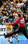 25.02.2017, Krems, Handball, Handball Liga Austria, HLA, OPO, UHK Krems, WAT Margareten,<br>SCHOPF Tobias, RIEDE Maximilian, PILIPOVIC Kristian<br><br><br><br>Copyright DIENER / Zierlinger Karl<br>Marktgasse 3-7 / 4 / 5 / 21<br>A-1090 Wien<br>Telefax +43 1 955 32 35<br>Mobil +43 676 629 98 51<br>BA-CA<br>Bank Nr. 12000<br>Account Nr. 00712 223 783<br>e-mail: agentur@diener.at<br>Datenbank: www.diener.at