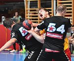12.05.2018, Krems, Handball, Handball Liga Austria, HLA, 2.HF, UHK Krems, WAT Margareten,<br>KOLAR Markus, POSCH Fabian, ZIURA Vytautas<br><br><br>Copyright / www. sportfotos. at<br>Missongasse 21<br>A - 3500 Krems<br>zierlinger@sportfotos.at<br>www.sportfotos.at<br>Kremser Bank <br>BIC SPKDAT21XXX<br>IBAN AT392022800704000918<br>