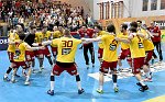 05.05.2018, Krems, Handball, Handball Liga Austria, HLA, 3.VF, UHK Krems,  HT Schwaz,<br>Siegesjubel Krems<br><br><br>Copyright / www. sportfotos. at<br>Missongasse 21<br>A - 3500 Krems<br>zierlinger@sportfotos.at<br>www.sportfotos.at<br>Kremser Bank <br>BIC SPKDAT21XXX<br>IBAN AT392022800704000918