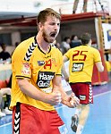 05.05.2018, Krems, Handball, Handball Liga Austria, HLA, 3.VF, UHK Krems,  HT Schwaz,<br>POSCH Fabian<br><br><br>Copyright / www. sportfotos. at<br>Missongasse 21<br>A - 3500 Krems<br>zierlinger@sportfotos.at<br>www.sportfotos.at<br>Kremser Bank <br>BIC SPKDAT21XXX<br>IBAN AT392022800704000918