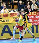16.02.2018, Krems, Handball, Handball Liga Austria, HLA, Bonusrunde, UHK Krems, Bregenz,<br>PROKOP Gunnar, SCHNABL Nico<br><br><br>Copyright / www. sportfotos. at<br>Missongasse 21<br>A - 3500 Krems<br>zierlinger@sportfotos.at<br>www.sportfotos.at<br>Kremser Bank <br>BIC SPKDAT21XXX<br>IBAN AT392022800704000918<br>
