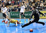 02.03.2018, Krems, Handball, Handball Liga Austria, HLA, BR, UHK Krems, HC Hard,<br>ZIVKOVIC Boris, HERBURGER Lukas, VISY Norbert, TANASKOVIC Marko, HURICH Thomas<br><br><br>Copyright / www. sportfotos. at<br>Missongasse 21<br>A - 3500 Krems<br>zierlinger@sportfotos.at<br>www.sportfotos.at<br>Kremser Bank <br>BIC SPKDAT21XXX<br>IBAN AT392022800704000918