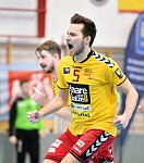 14.03.2018, Krems, Handball, Handball Liga Austria, HLA, BR, UHK Krems, SG Westwien<br>POSCH Fabian, SCHAFLER Leonard<br><br><br>Copyright / www. sportfotos. at<br>Missongasse 21<br>A - 3500 Krems<br>zierlinger@sportfotos.at<br>www.sportfotos.at<br>Kremser Bank <br>BIC SPKDAT21XXX<br>IBAN AT392022800704000918<br>