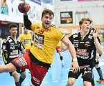 20.04.2018, Krems, Handball, Handball Liga Austria, HLA, BR, UHK Krems, WAT Margareten,<br>HASECIC Kenan, HUTECEK Lukas<br><br><br>Copyright / www. sportfotos. at<br>Missongasse 21<br>A - 3500 Krems<br>zierlinger@sportfotos.at<br>www.sportfotos.at<br>Kremser Bank <br>BIC SPKDAT21XXX<br>IBAN AT392022800704000918<br>