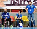 29.09.2017, Krems, Handball, Handball Liga Austria, HLA, GD, UHK Krems, Bregenz,<br>ALEKSIC Goran, PLANEGGER Veronica, LUETZELBERGER Joerg<br><br><br>Copyright / www. sportfotos. at<br>Missongasse 21<br>A - 3500 Krems<br>zierlinger@sportfotos.at<br>www.sportfotos.at<br>Kremser Bank <br>BIC SPKDAT21XXX<br>IBAN AT392022800704000918<br>