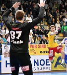 03.11.2017, Krems, Handball, Handball Liga Austria, HLA, GD, UHK Krems, HC Bruck,<br>PLANK Dorian, VISY Norbert<br><br><br>Copyright / www. sportfotos. at<br>Missongasse 21<br>A - 3500 Krems<br>zierlinger@sportfotos.at<br>www.sportfotos.at<br>Kremser Bank <br>BIC SPKDAT21XXX<br>IBAN AT392022800704000918