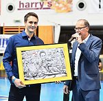 21.10.2017, Krems, Handball, Handball Liga Austria, HLA, GD, UHK Krems, HC Hard,<br>BELAS Ivica, NUSSBAUM Josef<br><br><br>Copyright / www. sportfotos. at<br>Missongasse 21<br>A - 3500 Krems<br>zierlinger@sportfotos.at<br>www.sportfotos.at<br>Kremser Bank <br>BIC SPKDAT21XXX<br>IBAN AT392022800704000918