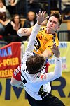 21.10.2017, Krems, Handball, Handball Liga Austria, HLA, GD, UHK Krems, HC Hard,<br>WEBER Thomas, JOCHMANN Jakob<br><br><br>Copyright / www. sportfotos. at<br>Missongasse 21<br>A - 3500 Krems<br>zierlinger@sportfotos.at<br>www.sportfotos.at<br>Kremser Bank <br>BIC SPKDAT21XXX<br>IBAN AT392022800704000918