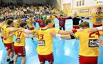 08.09.2017, Krems, Handball, Handball Liga Austria, HLA, GD, UHK Krems, HC Linz,<br>Siegesjubel Krems<br><br><br><br><br>Copyright / www. sportfotos. at<br>Missongasse 21<br>A - 3500 Krems<br>zierlinger@sportfotos.at<br>www.sportfotos.at<br>Kremser Bank <br>BIC SPKDAT21XXX<br>IBAN AT392022800704000918