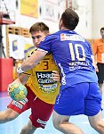 08.09.2017, Krems, Handball, Handball Liga Austria, HLA, GD, UHK Krems, HC Linz,<br>JOCHMANN Jako, KAINMUELLER Klemens<br><br><br><br><br>Copyright / www. sportfotos. at<br>Missongasse 21<br>A - 3500 Krems<br>zierlinger@sportfotos.at<br>www.sportfotos.at<br>Kremser Bank <br>BIC SPKDAT21XXX<br>IBAN AT392022800704000918