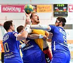 08.09.2017, Krems, Handball, Handball Liga Austria, HLA, GD, UHK Krems, HC Linz,<br>KAINMUELLER Klemens, VUCKOVIC Gojko, POSCH Fabian, JURIC Antonio<br><br><br><br><br>Copyright / www. sportfotos. at<br>Missongasse 21<br>A - 3500 Krems<br>zierlinger@sportfotos.at<br>www.sportfotos.at<br>Kremser Bank <br>BIC SPKDAT21XXX<br>IBAN AT392022800704000918