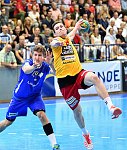 08.09.2017, Krems, Handball, Handball Liga Austria, HLA, GD, UHK Krems, HC Linz,<br>HUTECEK Sebastian, PROKOP Gunnar<br><br><br><br><br>Copyright / www. sportfotos. at<br>Missongasse 21<br>A - 3500 Krems<br>zierlinger@sportfotos.at<br>www.sportfotos.at<br>Kremser Bank <br>BIC SPKDAT21XXX<br>IBAN AT392022800704000918
