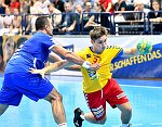 08.09.2017, Krems, Handball, Handball Liga Austria, HLA, GD, UHK Krems, HC Linz,<br>VUCKOVIC Gojko, JOCHMANN Jakob<br><br><br><br><br>Copyright / www. sportfotos. at<br>Missongasse 21<br>A - 3500 Krems<br>zierlinger@sportfotos.at<br>www.sportfotos.at<br>Kremser Bank <br>BIC SPKDAT21XXX<br>IBAN AT392022800704000918