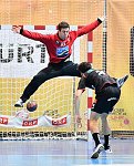 23.09.2017, Krems, Handball, Handball Liga Austria, HLA, GD, UHK Krems,  HT Schwaz,<br>DEIFL Florian, WANITSCHEK Alexander<br><br><br>Copyright / www. sportfotos. at<br>Missongasse 21<br>A - 3500 Krems<br>zierlinger@sportfotos.at<br>www.sportfotos.at<br>Kremser Bank <br>BIC SPKDAT21XXX<br>IBAN AT392022800704000918