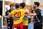 23.09.2017, Krems, Handball, Handball Liga Austria, HLA, GD, UHK Krems,  HT Schwaz,<br>JEPSEN HELT Matias, FEICHTINGER Sebastian<br><br><br>Copyright / www. sportfotos. at<br>Missongasse 21<br>A - 3500 Krems<br>zierlinger@sportfotos.at<br>www.sportfotos.at<br>Kremser Bank <br>BIC SPKDAT21XXX<br>IBAN AT392022800704000918