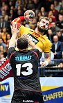 23.09.2017, Krems, Handball, Handball Liga Austria, HLA, GD, UHK Krems,  HT Schwaz,<br>PYSHKIN Alexander, FEICHTINGER Sebastian<br><br><br>Copyright / www. sportfotos. at<br>Missongasse 21<br>A - 3500 Krems<br>zierlinger@sportfotos.at<br>www.sportfotos.at<br>Kremser Bank <br>BIC SPKDAT21XXX<br>IBAN AT392022800704000918