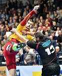 23.09.2017, Krems, Handball, Handball Liga Austria, HLA, GD, UHK Krems,  HT Schwaz,<br>FEICHTINGER Sebastian, PYSHKIN Alexander<br><br><br>Copyright / www. sportfotos. at<br>Missongasse 21<br>A - 3500 Krems<br>zierlinger@sportfotos.at<br>www.sportfotos.at<br>Kremser Bank <br>BIC SPKDAT21XXX<br>IBAN AT392022800704000918