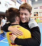 15.12.2017, Krems, Handball, Handball Liga Austria, HLA, GD, UHK Krems, SG Westwien<br>JOCHMANN Jakob, VISY Norbert<br><br><br>Copyright / www. sportfotos. at<br>Missongasse 21<br>A - 3500 Krems<br>zierlinger@sportfotos.at<br>www.sportfotos.at<br>Kremser Bank <br>BIC SPKDAT21XXX<br>IBAN AT392022800704000918<br>