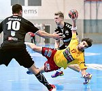 27.01.2018, Krems, Handball, Handball Liga Austria, HLA, Vorbereitung, UHK Krems, Dabas VSE KC,<br>SCHOPF Tobias<br><br><br>Copyright / www. sportfotos.at<br>Missongasse 21<br>A - 3500 Krems<br>zierlinger@sportfotos.at<br>www.sportfotos.at<br>Kremser Bank <br>BIC SPKDAT21XXX<br>IBAN AT392022800704000918<br>