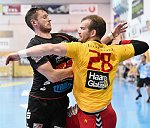 27.04.2018, Krems, Handball, Handball Liga Austria, HLA, BR, UHK Krems,  HT Schwaz,<br>KANDOLF Thomas, FEICHTINGER Sebastian<br><br><br>Copyright / www. sportfotos. at<br>Missongasse 21<br>A - 3500 Krems<br>zierlinger@sportfotos.at<br>www.sportfotos.at<br>Kremser Bank <br>BIC SPKDAT21XXX<br>IBAN AT392022800704000918