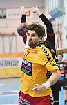 27.04.2018, Krems, Handball, Handball Liga Austria, HLA, BR, UHK Krems,  HT Schwaz,<br>SCHOPF Tobias, JEPSEN Helt Matias<br><br><br>Copyright / www. sportfotos. at<br>Missongasse 21<br>A - 3500 Krems<br>zierlinger@sportfotos.at<br>www.sportfotos.at<br>Kremser Bank <br>BIC SPKDAT21XXX<br>IBAN AT392022800704000918