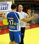12.05.2012, Krems, Handball, Handball Liga Austria, <br>HLA, Halbfinalserie, Spiel 3, UHK Krems, HITTirol,<br>WATZL Stefan, OEHLER Stefan<br><br><br><br>Copyright DIENER / Zierlinger Karl<br>Marktgasse 3-7 / 4 / 5 / 21<br>A-1090 Wien<br>Telefax +43 1 955 32 35<br>Mobil +43 676 629 98 51<br>BA-CA<br>Bank Nr. 12000<br>Account Nr. 00712 223 783<br>e-mail: agentur@diener.at<br>Datenbank: www.diener.at