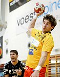 21.04.2012, Krems, Handball, Handball Liga Austria, <br>HLA, MPO, UHK Krems, Bregenz,<br>MAYER Lucas, SCHOPF Tobias<br><br><br>Copyright DIENER / Zierlinger Karl<br>Marktgasse 3-7 / 4 / 5 / 21<br>A-1090 Wien<br>Telefax +43 1 955 32 35<br>Mobil +43 676 629 98 51<br>BA-CA<br>Bank Nr. 12000<br>Account Nr. 00712 223 783<br>e-mail: agentur@diener.at<br>Datenbank: www.diener.at