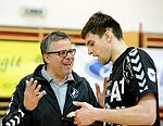 21.04.2012, Krems, Handball, Handball Liga Austria, <br>HLA, MPO, UHK Krems, Bregenz,<br>FRUEHSTUECK Roland, WAGESREITER Markus<br><br><br>Copyright DIENER / Zierlinger Karl<br>Marktgasse 3-7 / 4 / 5 / 21<br>A-1090 Wien<br>Telefax +43 1 955 32 35<br>Mobil +43 676 629 98 51<br>BA-CA<br>Bank Nr. 12000<br>Account Nr. 00712 223 783<br>e-mail: agentur@diener.at<br>Datenbank: www.diener.at