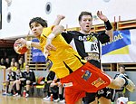 10.03.2012, Krems, Handball, Handball Liga Austria, HLA, MPO, UHK Krems - Fivers WAT Margareten,<br>SCHOPF Tobias, BRANDFELLNER David<br><br>Copyright DIENER / Zierlinger Karl<br>Marktgasse 3-7 / 4 / 5 / 21<br>A-1090 Wien<br>Telefax +43 1 955 32 35<br>Mobil +43 676 629 98 51<br>BA-CA<br>Bank Nr. 12000<br>Account Nr. 00712 223 783<br>e-mail: agentur@diener.at<br>Datenbank: www.diener.at