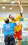 25.02.2012, Krems, Handball, Handball Liga Austria, HLA, MPO, UHK Krems - HC Linz,<br>LOVRINOVIC Ilija, LAZAREVIC Uros<br><br>Copyright DIENER / Zierlinger Karl<br>Marktgasse 3-7 / 4 / 5 / 21<br>A-1090 Wien<br>Telefax +43 1 955 32 35<br>Mobil +43 676 629 98 51<br>BA-CA<br>Bank Nr. 12000<br>Account Nr. 00712 223 783<br>e-mail: agentur@diener.at<br>Datenbank: www.diener.at