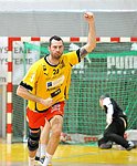 25.02.2012, Krems, Handball, Handball Liga Austria, HLA, MPO, UHK Krems - HC Linz,<br>LAZAREVIC Uros, MIJAILOVIC Nenad<br><br><br>Copyright DIENER / Zierlinger Karl<br>Marktgasse 3-7 / 4 / 5 / 21<br>A-1090 Wien<br>Telefax +43 1 955 32 35<br>Mobil +43 676 629 98 51<br>BA-CA<br>Bank Nr. 12000<br>Account Nr. 00712 223 783<br>e-mail: agentur@diener.at<br>Datenbank: www.diener.at