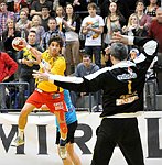 25.02.2012, Krems, Handball, Handball Liga Austria, HLA, MPO, UHK Krems - HC Linz,<br>SCHOPF Tobias, MIJAILOVIC Nenad<br><br><br>Copyright DIENER / Zierlinger Karl<br>Marktgasse 3-7 / 4 / 5 / 21<br>A-1090 Wien<br>Telefax +43 1 955 32 35<br>Mobil +43 676 629 98 51<br>BA-CA<br>Bank Nr. 12000<br>Account Nr. 00712 223 783<br>e-mail: agentur@diener.at<br>Datenbank: www.diener.at