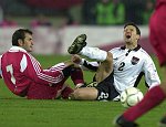 10.11.2001<br>�sterreich - T�rkei<br>FL�GEL Thomas (�sterreich)<br>BURUK Okan (T�rkei)<br>34. Minute