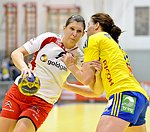 22.03.2012, Krems, Handball, Laenderspiel, Nationalteam,  Oesterreich - Schweden, Europameisterschaftsqualifikation, Damen, European Championships, Qualification ,Women, <br>Austria - Sweden,<br>MAGELINSKAS Laura, TORSTENSON Linnea<br><br>Copyright DIENER / Zierlinger Karl<br>Marktgasse 3-7 / 4 / 5 / 21<br>A-1090 Wien<br>Telefax +43 1 955 32 35<br>Mobil +43 676 629 98 51<br>BA-CA<br>Bank Nr. 12000<br>Account Nr. 00712 223 783<br>e-mail: agentur@diener.at<br>Datenbank: www.diener.at