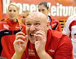 22.03.2012, Krems, Handball, Laenderspiel, Nationalteam,  Oesterreich - Schweden, Europameisterschaftsqualifikation, Damen, European Championships, Qualification ,Women, <br>Austria - Sweden,<br>MUELLER Herbert<br><br>Copyright DIENER / Zierlinger Karl<br>Marktgasse 3-7 / 4 / 5 / 21<br>A-1090 Wien<br>Telefax +43 1 955 32 35<br>Mobil +43 676 629 98 51<br>BA-CA<br>Bank Nr. 12000<br>Account Nr. 00712 223 783<br>e-mail: agentur@diener.at<br>Datenbank: www.diener.at