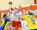 22.03.2012, Krems, Handball, Laenderspiel, Nationalteam,  Oesterreich - Schweden, Europameisterschaftsqualifikation, Damen, European Championships, Qualification ,Women, <br>Austria - Sweden,<br>ISLAS HELGESSON Therese, SCHEFFKNECHT Beate, WIEL FREDEN Annika<br><br>Copyright DIENER / Zierlinger Karl<br>Marktgasse 3-7 / 4 / 5 / 21<br>A-1090 Wien<br>Telefax +43 1 955 32 35<br>Mobil +43 676 629 98 51<br>BA-CA<br>Bank Nr. 12000<br>Account Nr. 00712 223 783<br>e-mail: agentur@diener.at<br>Datenbank: www.diener.at