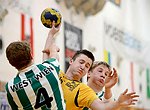 27.05.2012, Krems, Handball, Oesterreichische Meisterschaften U-18M, UHK Krems/St. Poelten - Union West-Wien<br>FRIMMEL Sebastian, STACHELBERGER Lukas, JELINEK Wilhelm<br><br><br><br>Copyright DIENER / Zierlinger Karl<br>Marktgasse 3-7 / 4 / 5 / 21<br>A-1090 Wien<br>Telefax +43 1 955 32 35<br>Mobil +43 676 629 98 51<br>BA-CA<br>Bank Nr. 12000<br>Account Nr. 00712 223 783<br>e-mail: agentur@diener.at<br>Datenbank: www.diener.at