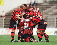 1998.04.04<br>Admira - Lustenau<br>Torjubel nach dem 1:0 in der 62.Min.