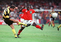 1998.07.29<br>Steyr - GAK<br>DATORU George/GRIMM Marco<br>52. Min.