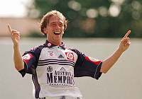 1998.08.01<br>Austria - Steyr<br>MAYRLEB Christian nach dem 2:0<br>20. Min.