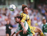 1999.07.13<br>Rapid - Salzburg<br>LAGONIKAKIS Andreas/AUFHAUSER Rene<br>34. Min.