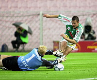 29.07.2000<br>Rapid - GAK<br>WAGNER Rene (Rapid)<br>ALMER Franz (GAK)<br>Torchance von Wagner<br>7. Minute