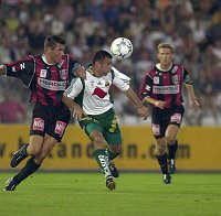 26.08.2001<br>Admira - Rapid/0:0<br>KATZER Markus (Admira)<br>MALETIC Darko (Rapid)<br>27. Minute