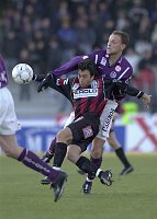 17.11.2001<br>Austria - Admira/0:0<br>LERANT Peter (Austria)<br>BOZGO Kliton (Admira)<br>5. Minute