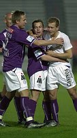 08.04.2003<br>Austria - Sturm/1:0(1:0)<br>Jubel �ber das 1:0<br>45. Minute