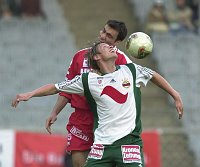 23.04.2003<br>Rapid - GAK/0:0<br>KIENAST Roman (Rapid)<br>EHMANN Anton (GAK)<br>34. Minute