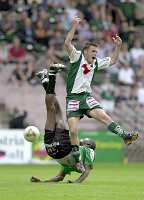 10.05.2003<br>Rapid - Ried/3.2(2:1)<br>HOFMANN Steffen (Rapid)<br>SIDIBE Ibrahim (Ried)<br>40. Minute
